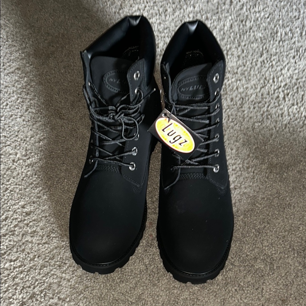 Black Lugz Convoy Work Boot Size 12